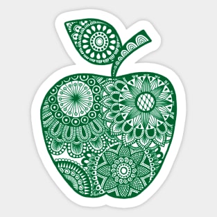 Green Apple Sticker